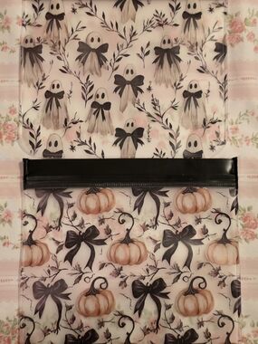Reusable Halloween Pumpkin & Ghost Food Storage Bags